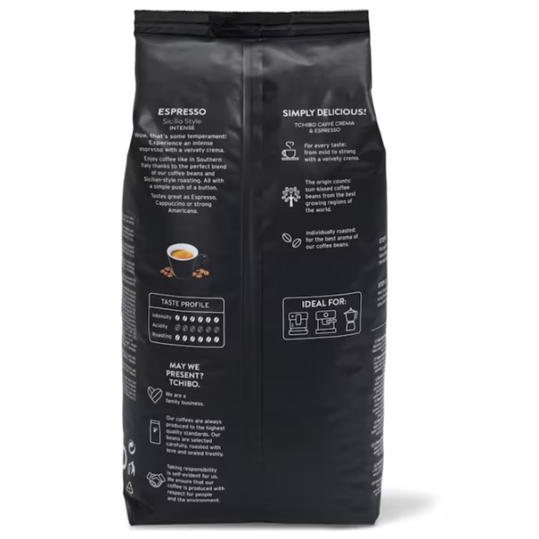 Cafea Tchibo Sicilia Style 1000 g Boabe photo 4