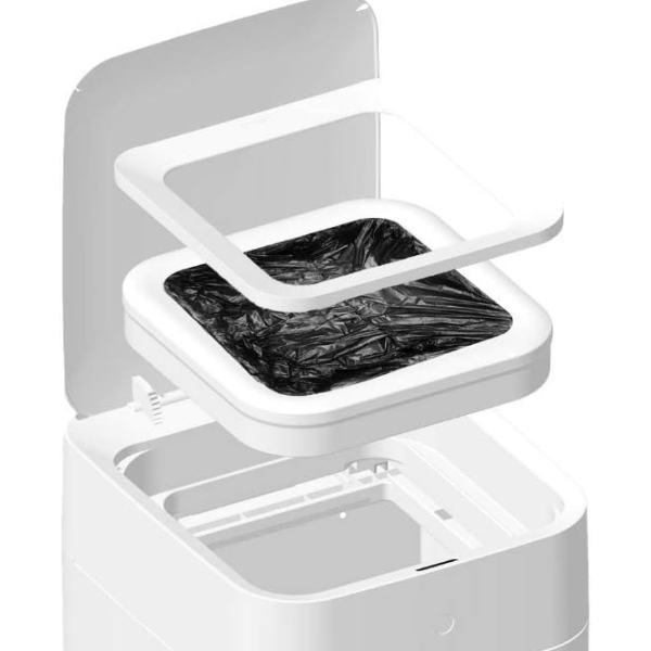 Мусорное ведро Xiaomi Regular Refill Ring R01C Черный Пластик, 15.5л photo 3