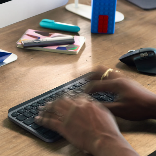 Tastatură Logitech MX Keys mini US Graphite Home and Office, Fără fir photo 5