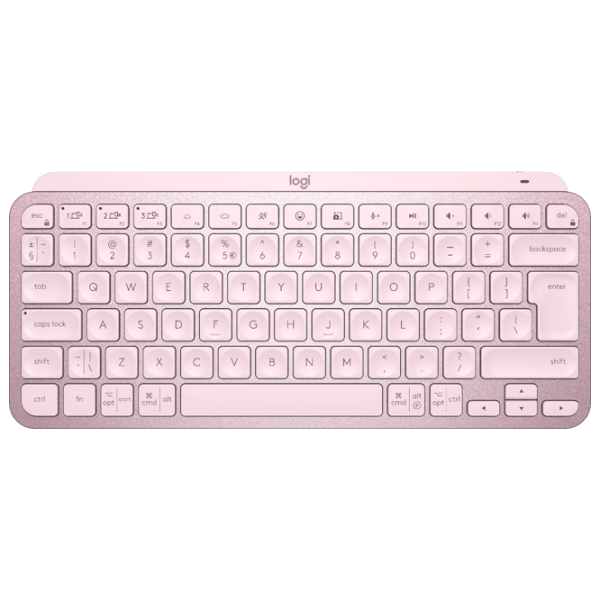 Tastatură Logitech MX Keys mini US Rose Home and Office, Fără fir photo 1