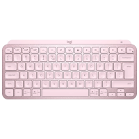 Tastatură Logitech MX Keys mini US Rose Home and Office, Fără fir
