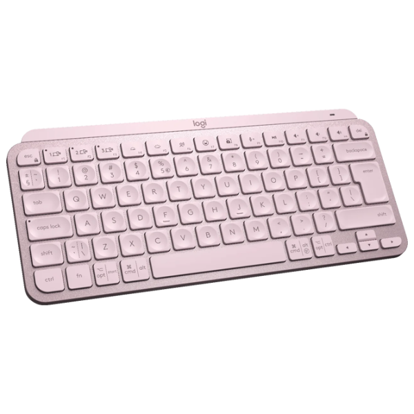 Tastatură Logitech MX Keys mini US Rose Home and Office, Fără fir photo 6
