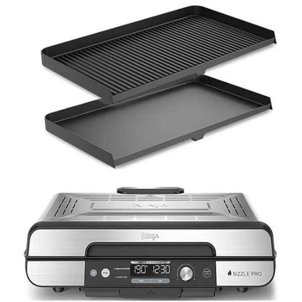 Электрогриль Ninja Sizzle GR101EU Нержавеющая сталь 1450 Вт, , 260 °С photo 2