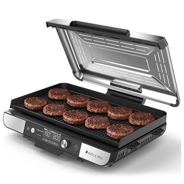Электрогриль Ninja Sizzle GR101EU Нержавеющая сталь 1450 Вт, , 260 °С photo 7