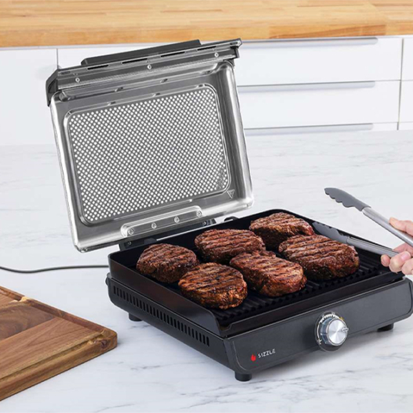 Электрогриль Ninja Sizzle GR101EU Нержавеющая сталь 1450 Вт, , 260 °С photo 12