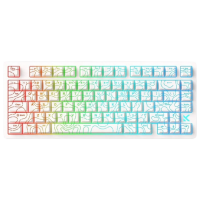 Клавиатура Mchose Jet 75 White Topographic Игровой, Проводная