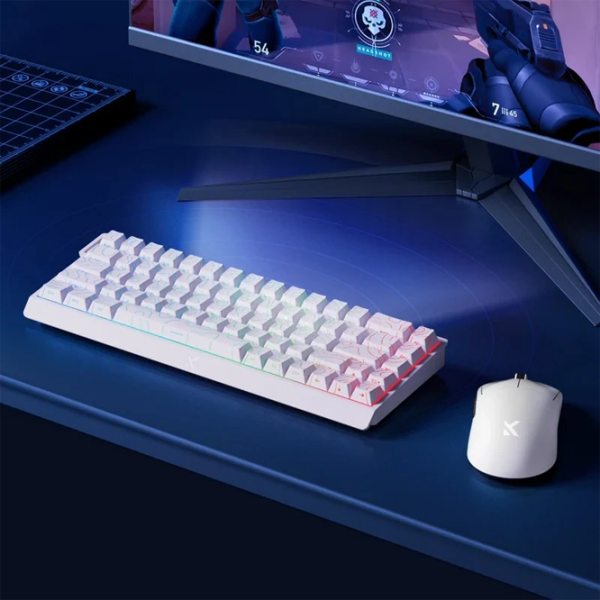 Tastatură Mchose Ace 68 E-Sport White Gaming, Cu fir photo 5