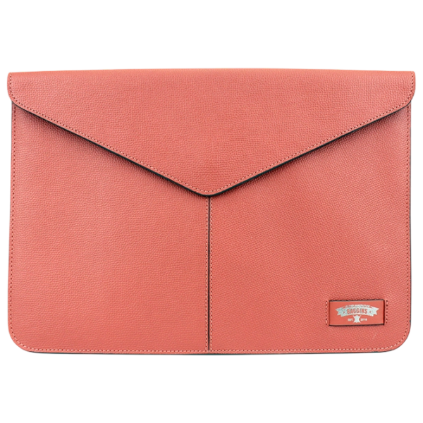 Husă pentru laptop Baggins Leather Sleeve 14" Coral  photo 1