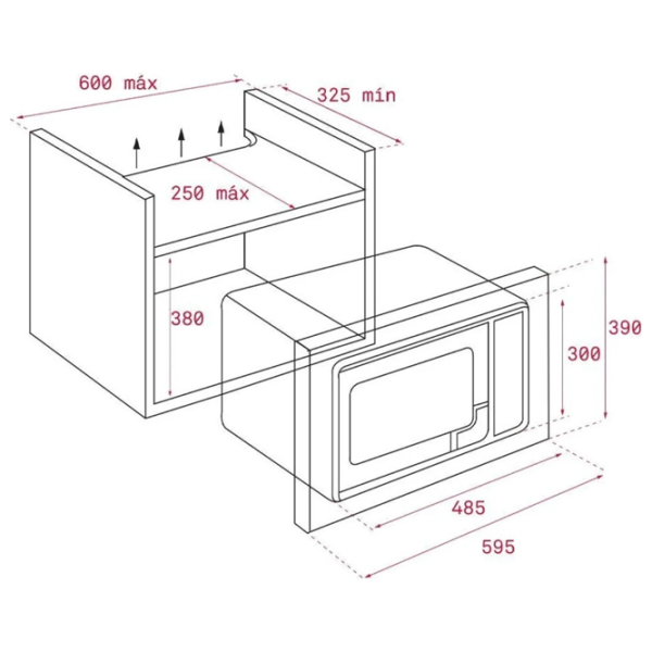 Микроволновая печь Teka MB 6200 BI WH Белый Соло, 20л, 700 Вт photo 4