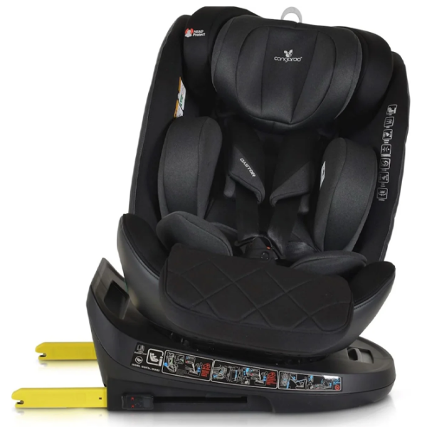 Детское автокресло Cangaroo Castor I-size 3801005151844 Черный 0 месяцев - 12 лет, 36 кг photo 4
