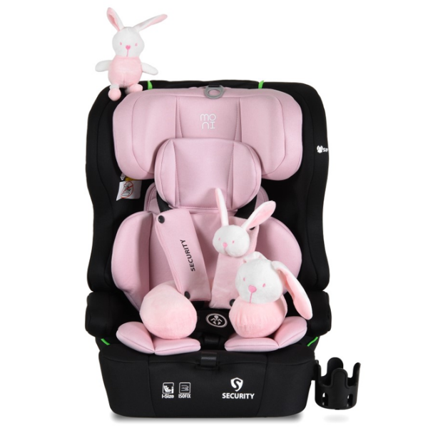 Scaun auto Moni Security 3801005153299 Pink 1 an - 12 ani, 36 kg photo 2