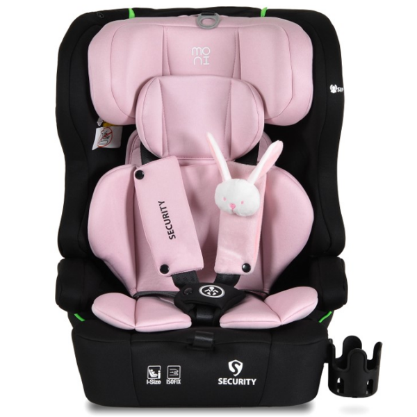 Scaun auto Moni Security 3801005153299 Pink 1 an - 12 ani, 36 kg photo 3