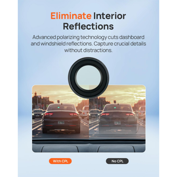 Filtru pentru cameră auto 70mai E3 CPL Black / Black photo 5