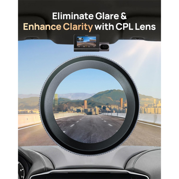 Filtru pentru cameră auto 70mai E4 CPL Black / Black photo 8