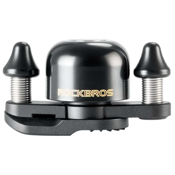 Велосипедный звонок Rockbros Dual Hammer Черный Серебристый Черный Серебристый photo 1