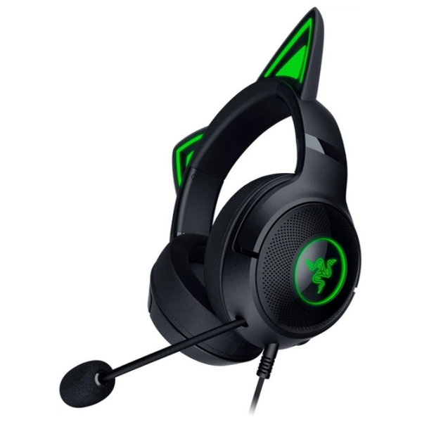 Căști Razer Kraken Kitty Edition V2 Black Cu fir / Gaming / Over the ear photo 2