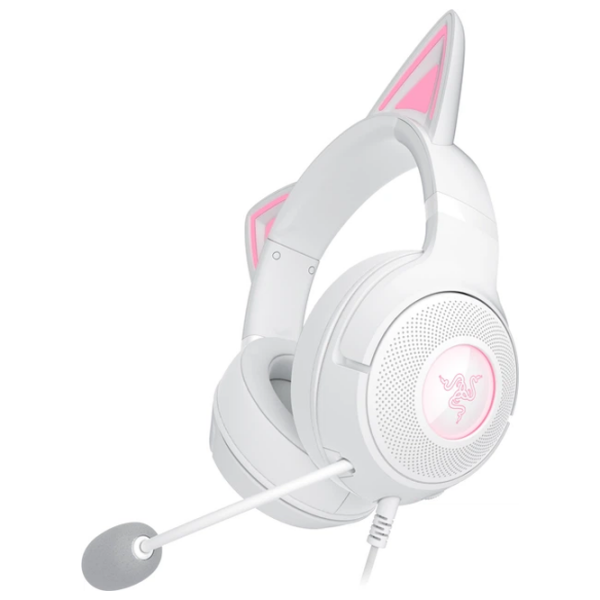 Căști Razer Kraken Kitty Edition V2 Quartz Cu fir / Gaming / Over the ear photo 2