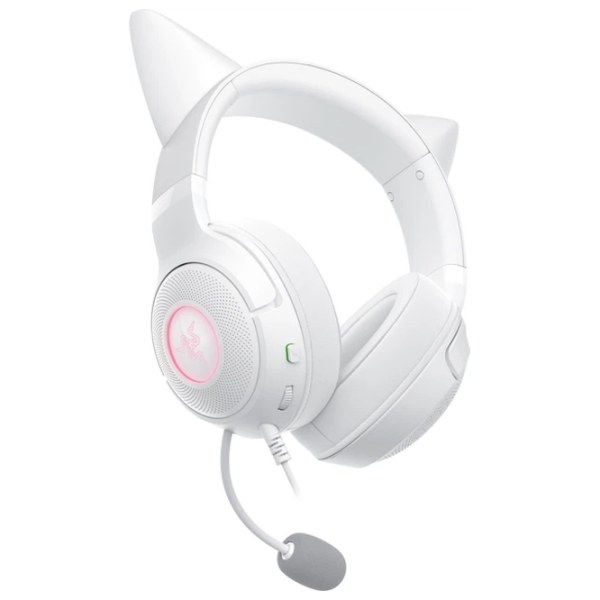 Căști Razer Kraken Kitty Edition V2 Quartz Cu fir / Gaming / Over the ear photo 3