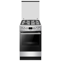Плита Hansa FCMX58329 Нержавеющая сталь Тип плиты: Газовая, 65 л, Тип духовки: Газовая