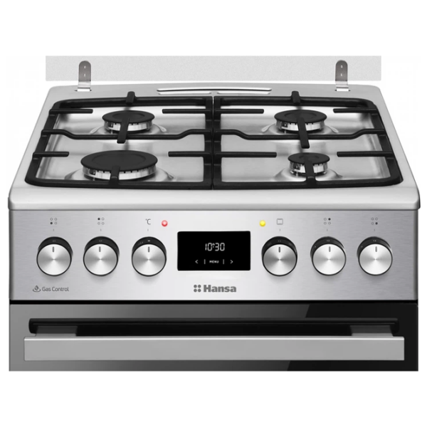 Плита Hansa FCMX58329 Нержавеющая сталь Тип плиты: Газовая, 65 л, Тип духовки: Газовая photo 4