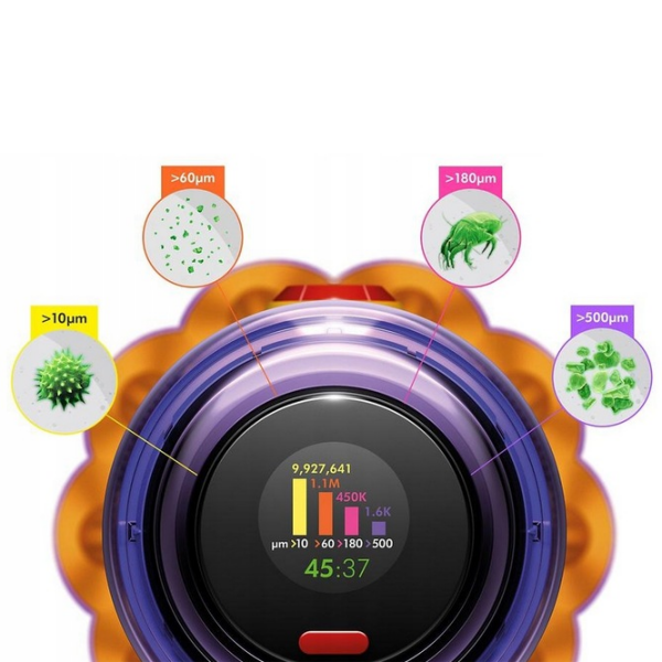Вертикальный пылесос Dyson V12s Detect Submarine Никель  | Влажная | Контейнер | 0.35 л photo 6