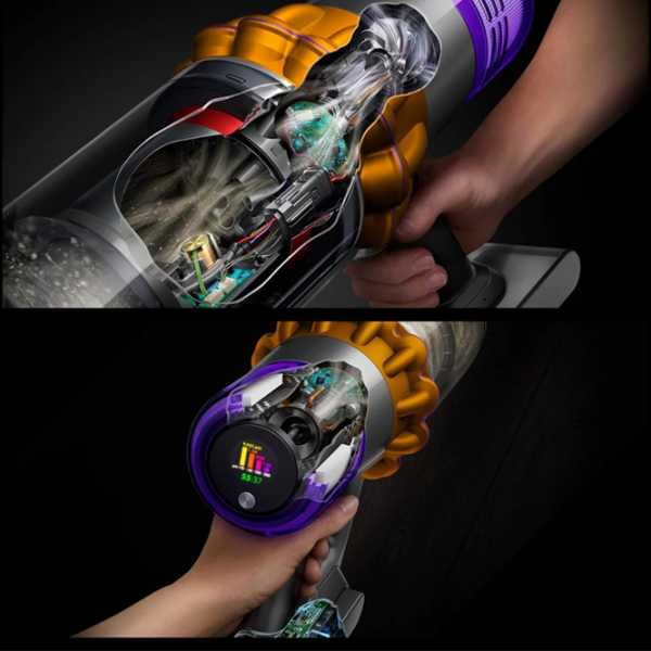 Вертикальный пылесос Dyson V15 Detect Absolute Никель  | Сухая | Контейнер | 0.76 л photo 4