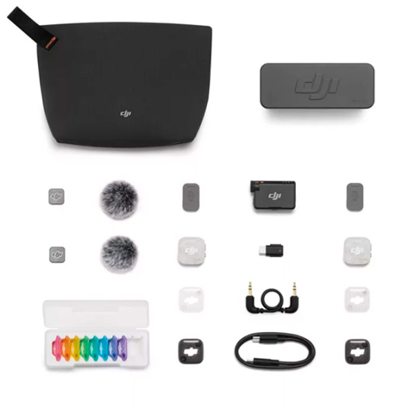 Микрофон DJI Mic Mini 2S (2TX + 1RX + Charging Case) Черный  photo 5