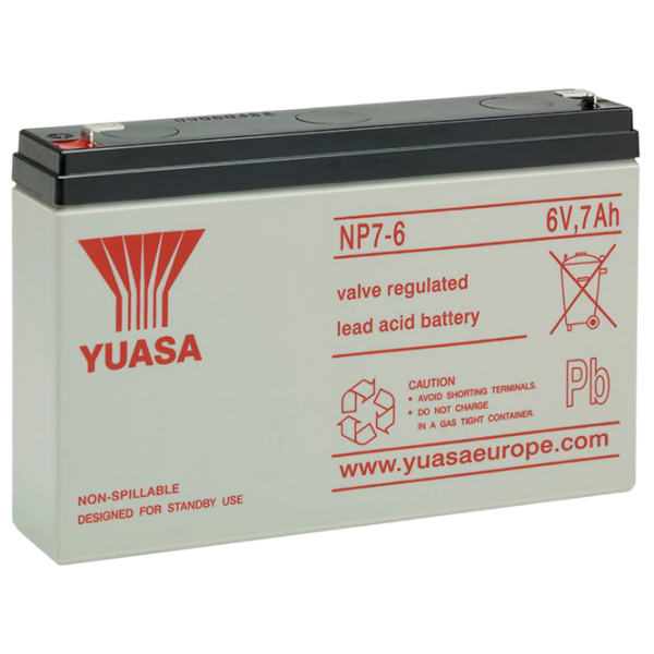 Acumulator pentru UPS Yuasa NP7-6 7 Ah White  photo 1
