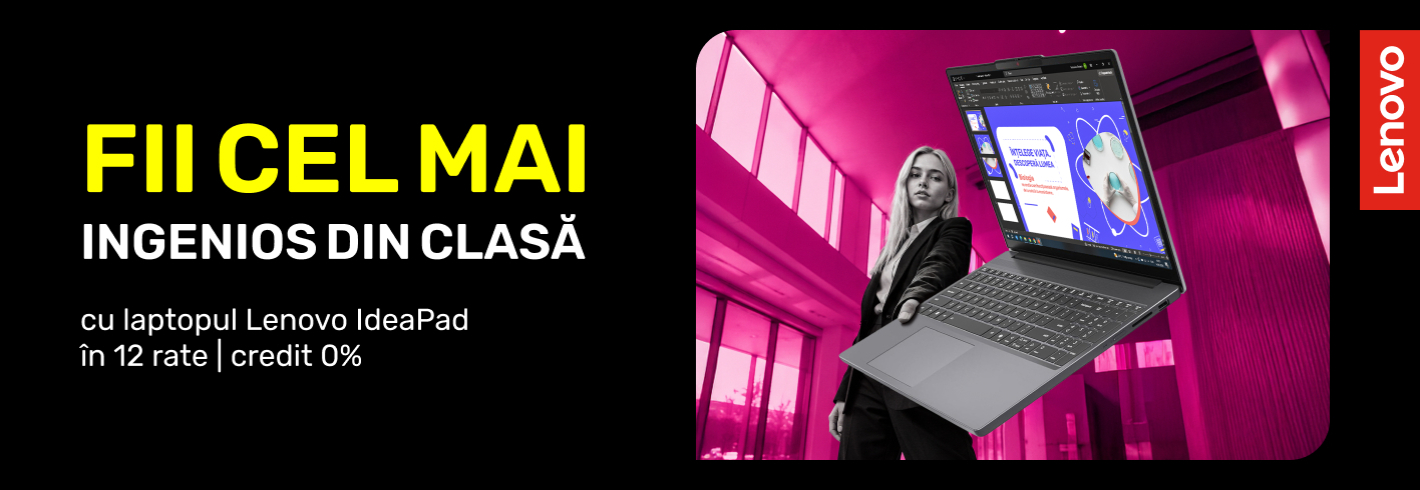 Fii cel mai ingenios din clasă cu Lenovo IdeaPad!