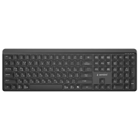 Клавиатура Gembird Slim Pro Business KB-WPS-03-CYRL Черный Для дома и офиса, Беспроводные