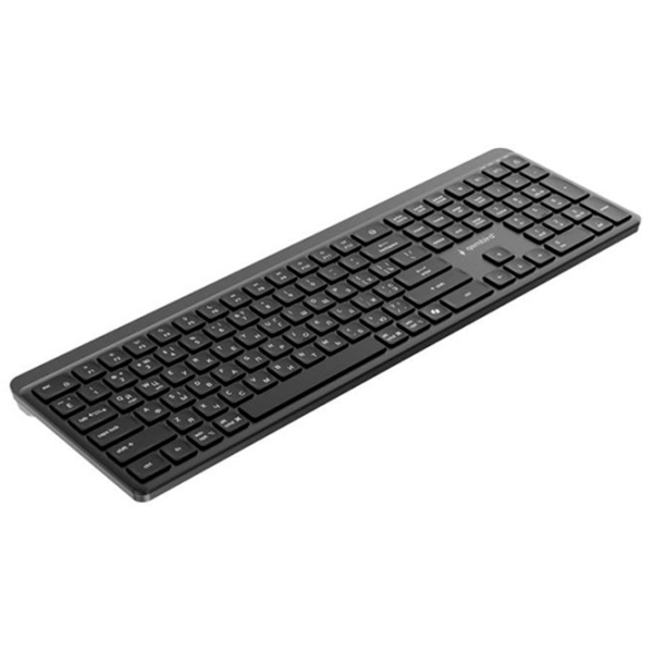 Клавиатура Gembird Slim Pro Business KB-WPS-03-CYRL Черный Для дома и офиса, Беспроводные photo 3
