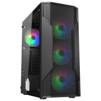 Персональный компьютер Navigator 11889 Черный AMD Ryzen 5 5500 8 ГБ 500 ГБ GeForce RTX 3050 6 ГБ