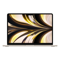 Laptop Apple MacBook Air 13.6 2022 Starlight 13.6" | 16 GB | 256 GB | Apple M2 (C8/G8) | VGA Integrată