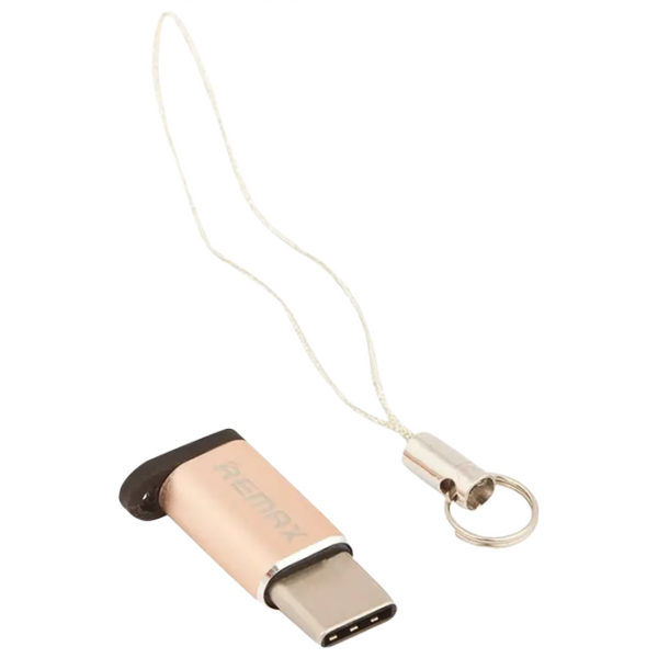 Adaptor Remax RA-USB1 Feliz Gold microUSB photo 1