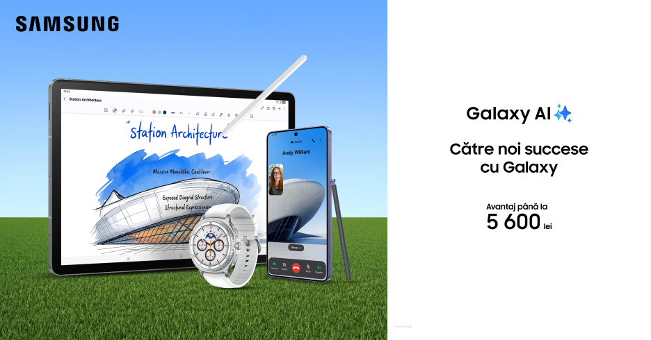 Fii mai productiv cu gadgeturile Samsung!