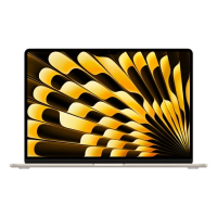 Laptop Apple MacBook Air 15 2024 Starlight 15.3" | 16 GB | 512 GB | Apple M3 (C8/G10) | VGA Integrată