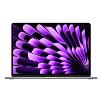Laptop Apple MacBook Air 15 2024 Space Gray 15.3" | 8 GB | 256 GB | Apple M3 (C8/G10) | VGA Integrată