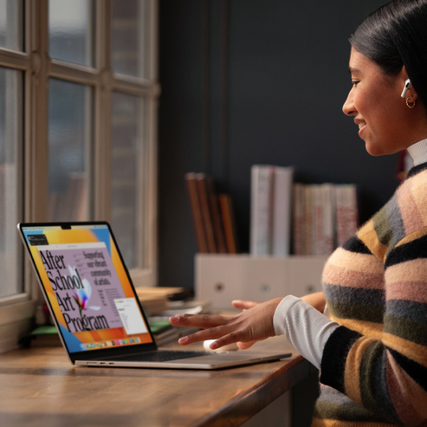 Laptop Apple MacBook Air 15 2023 Starlight 15.3" | 8 GB | 512 GB | Apple M2 (C8/G10) | VGA Integrată photo 10
