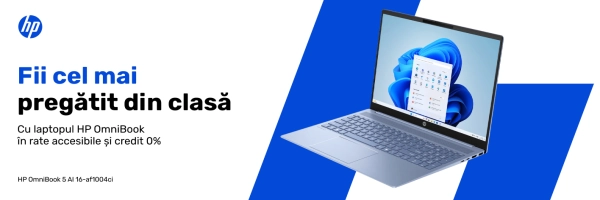 Fii cel mai pregătit din clasă cu laptopul dorit HP OmniBook!