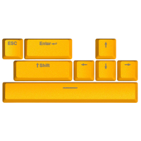 Аксессуары для клавиатуры Hator PBT keycaps Желтый Игровой, 