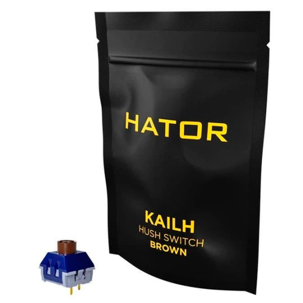 Accesorii pentru tastatură Hator Kailh Hush Brown Brown Gaming,  photo 2