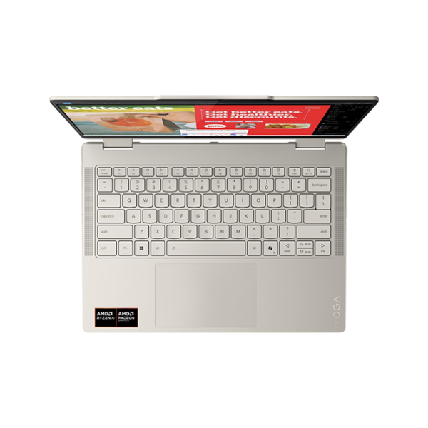 Laptop Lenovo Yoga 7 2 in 1 14AKP10 Luna Gray 14" | 16 GB | 1 TB | AMD Ryzen AI 7 350 | VGA Integrată photo 7