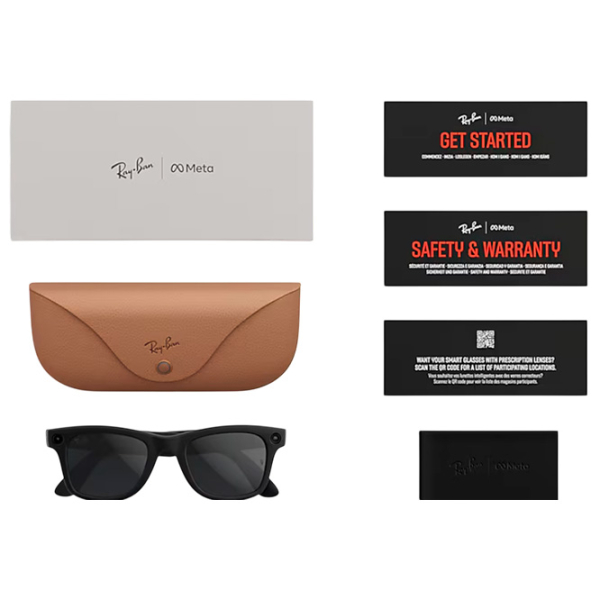 Смарт очки Ray-Ban Meta Wayfarer Черный  Беспроводные / Зеленый photo 6