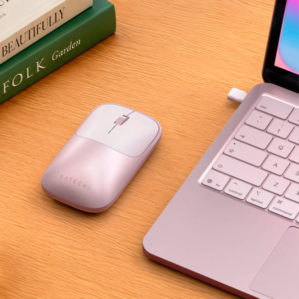 Mouse Satechi Slim EX Blush Fără fir, 1200 dpi photo 5