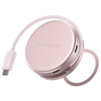 Multiport Adapter Satechi OntheGo 5-in-1 Blush USB Type-C