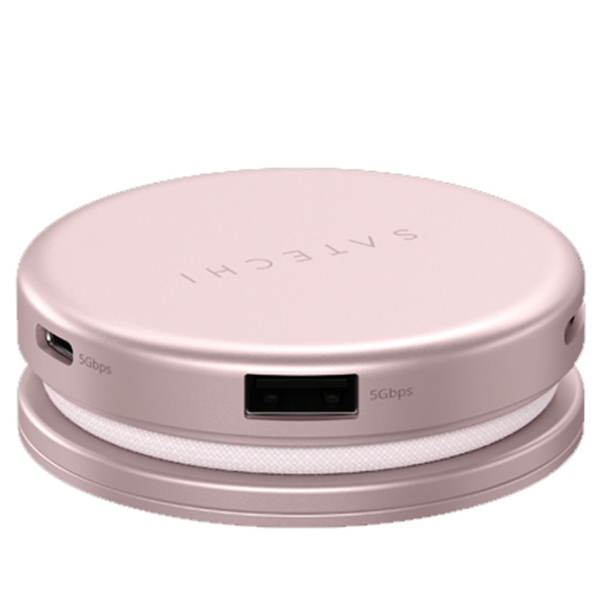 Multiport Adapter Satechi OntheGo 5-in-1 Blush USB Type-C photo 2