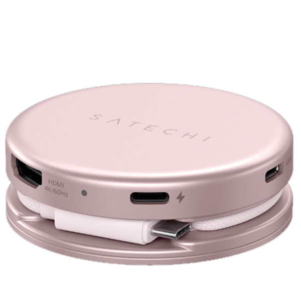 Multiport Adapter Satechi OntheGo 5-in-1 Blush USB Type-C photo 3