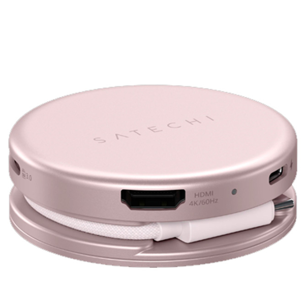 Multiport Adapter Satechi OntheGo 5-in-1 Blush USB Type-C photo 5