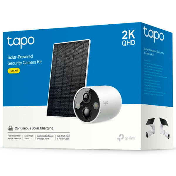 Камера видеонаблюдения TP-Link TAPO TC85 KIT 4 Мп Белый 2560 x 1440пкс / Wi-Fi photo 2