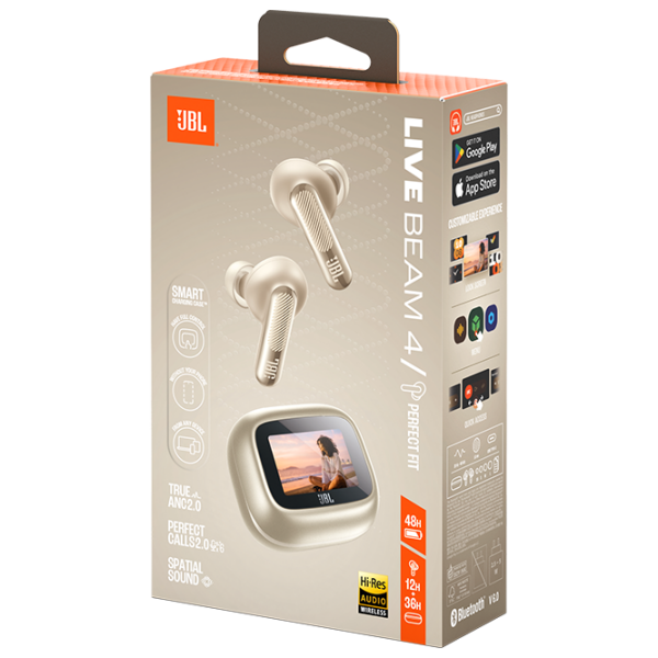 Наушники JBL Live Beam 4 Шампанское Беспроводные / Персональный / Вкладыши photo 10